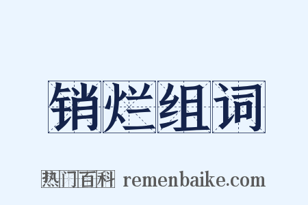 销烂组词是什么意思的图片